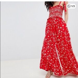 Free People color my world jumpsuit size Xs/S boho Anthropologie